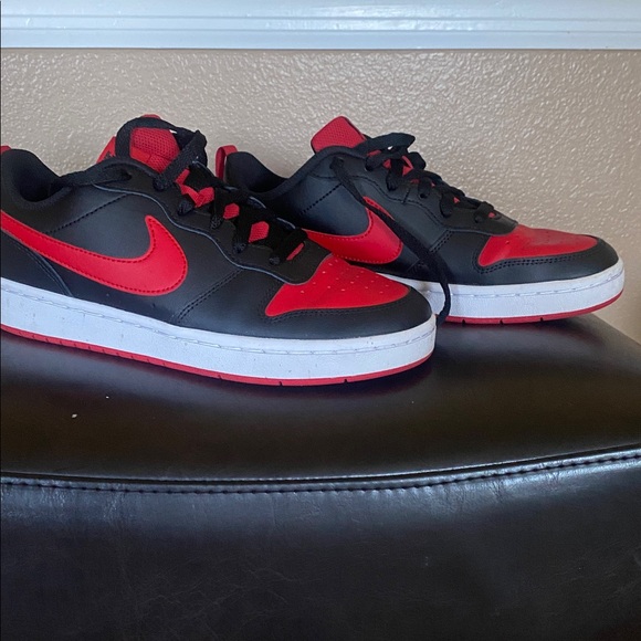 Nike Red and Black Athletic Shoes